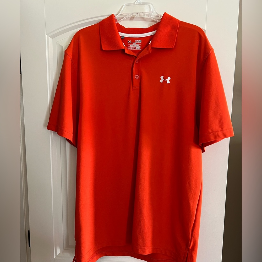 Under Armour Golf Shirt in Orange